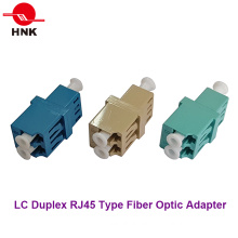 LC Duplex Singlemode/APC Multimode/Om3/Om4 RJ45 Type Fiber Optic Adapter